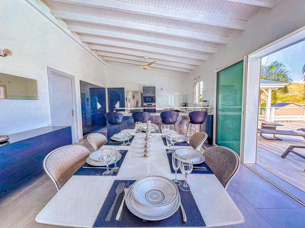 12.Location villa Mont Vernon Saint Martin - Villa Harmony - Pièce à vivre